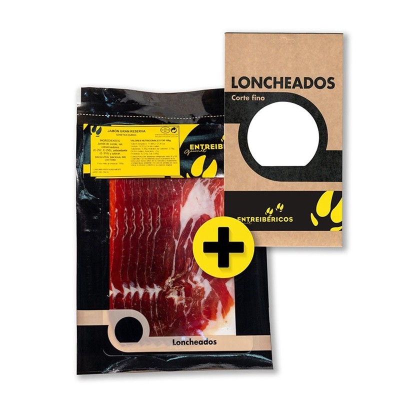 Jamón Gran Reserva genética DUROC - LONCHEADO 100 Gr.